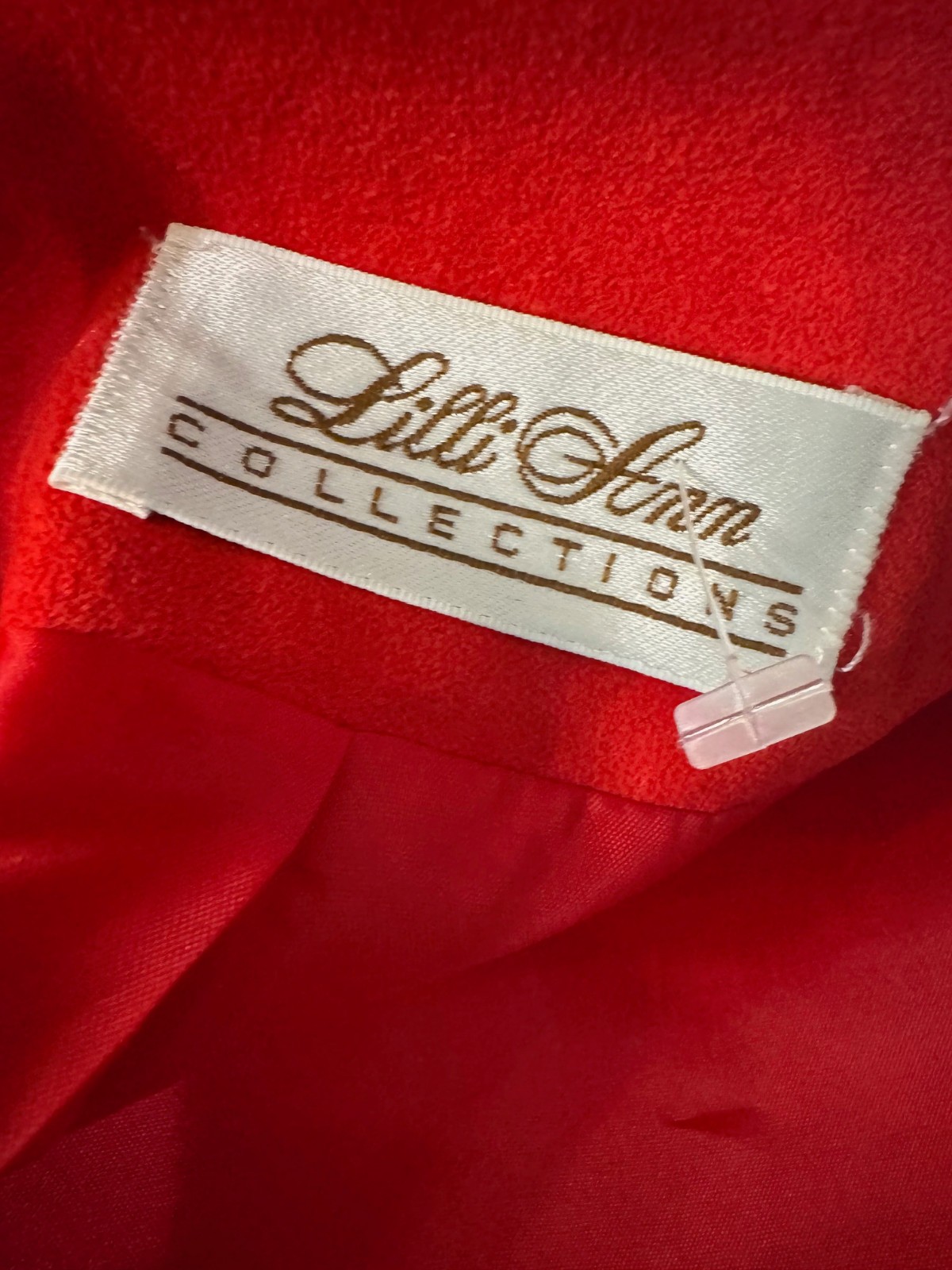 VINTAGE LILLI ANN COLLECTION LIPSTICK RED SUEDE JACKET COAT SZ M/L