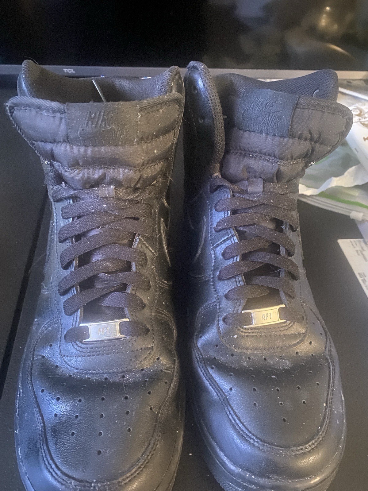 Size 11 – Nike Air Force 1 ’07 High Triple Black