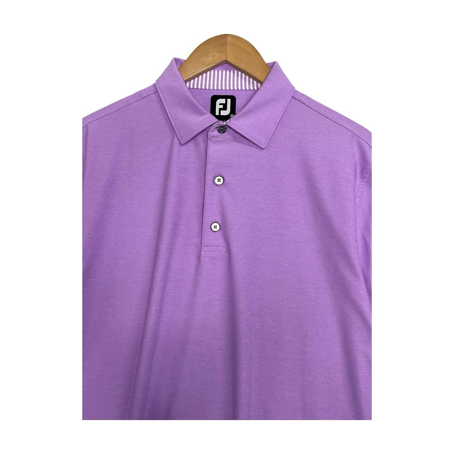 FootJoy Polo Shirt Mens Medium Purple Golf Performance Casual Athletic Preppy