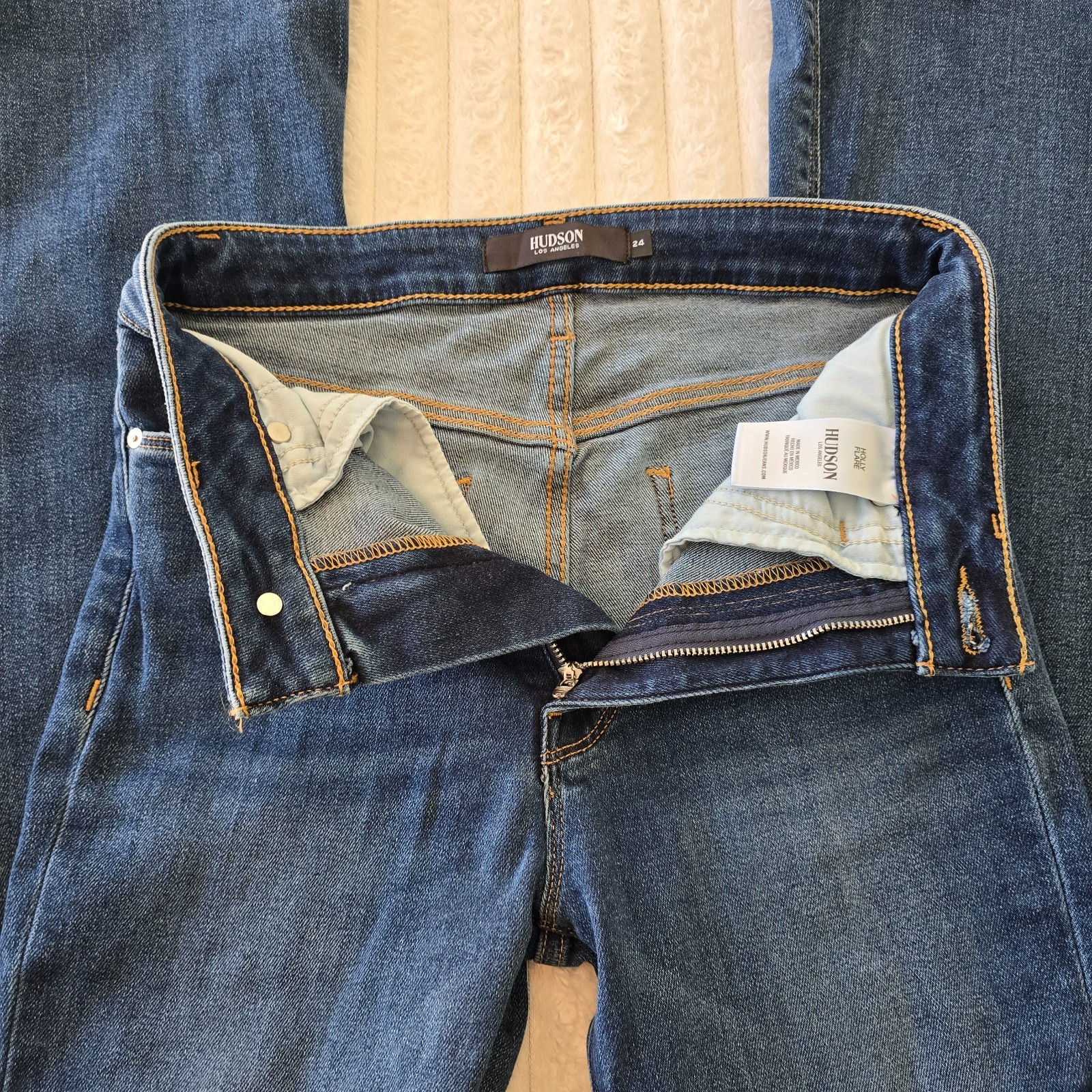 Hudson Holly Flare Jeans Womens 24 x 33 High Rise