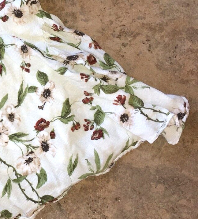 Floral Halter Dress Romper, amazing fabric, soft full lining XS/Petite LKnew