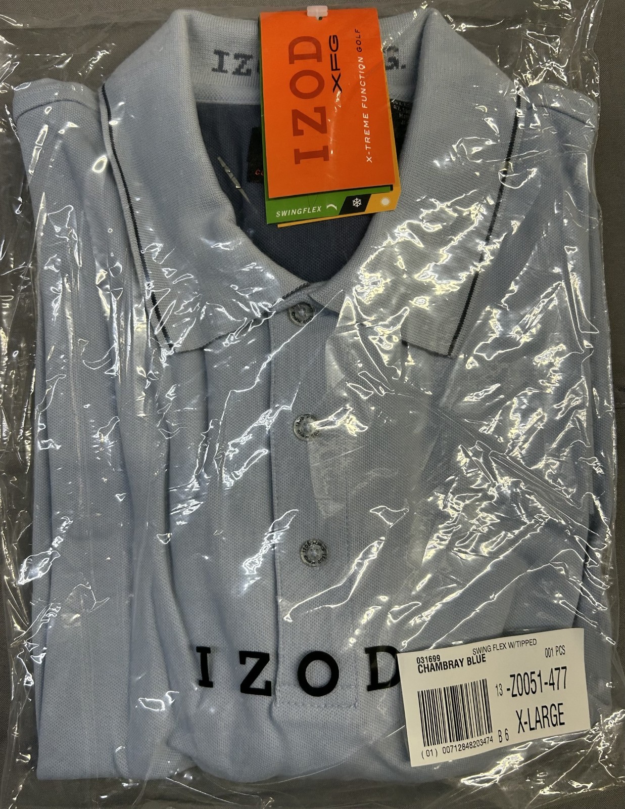 Izod Polo Men Chambray