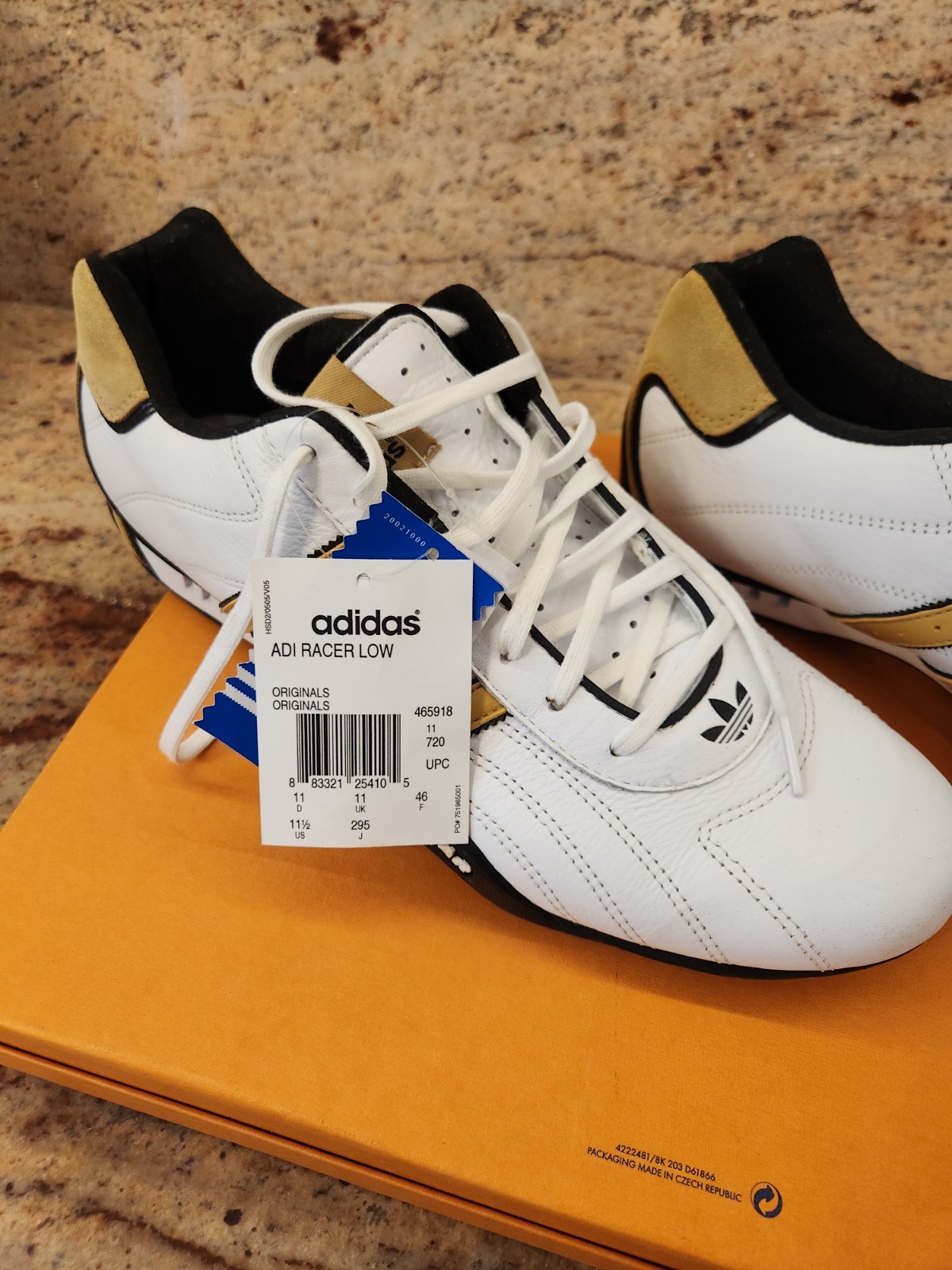 New Adidas originals ADI RACER low Sneakers Leather Textile Men 11.5