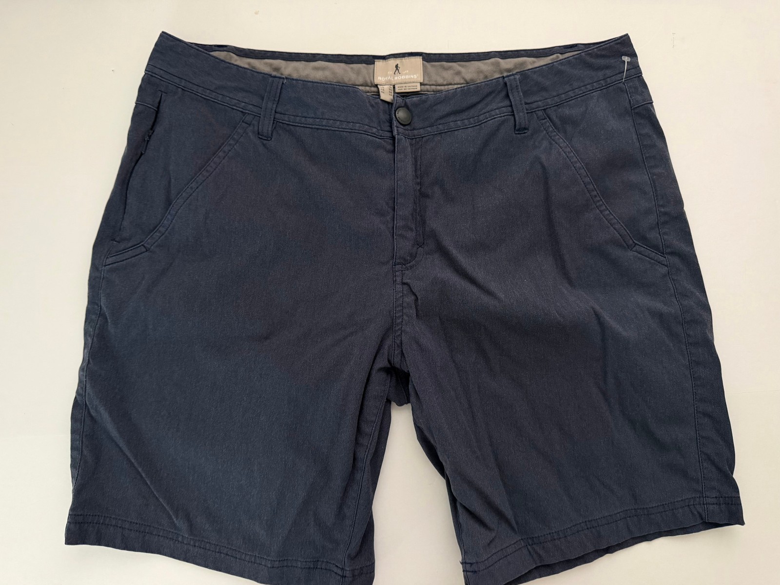ROYAL ROBBINS blue nylon poly spandex shorts Women’s 16 8.5 Inseam