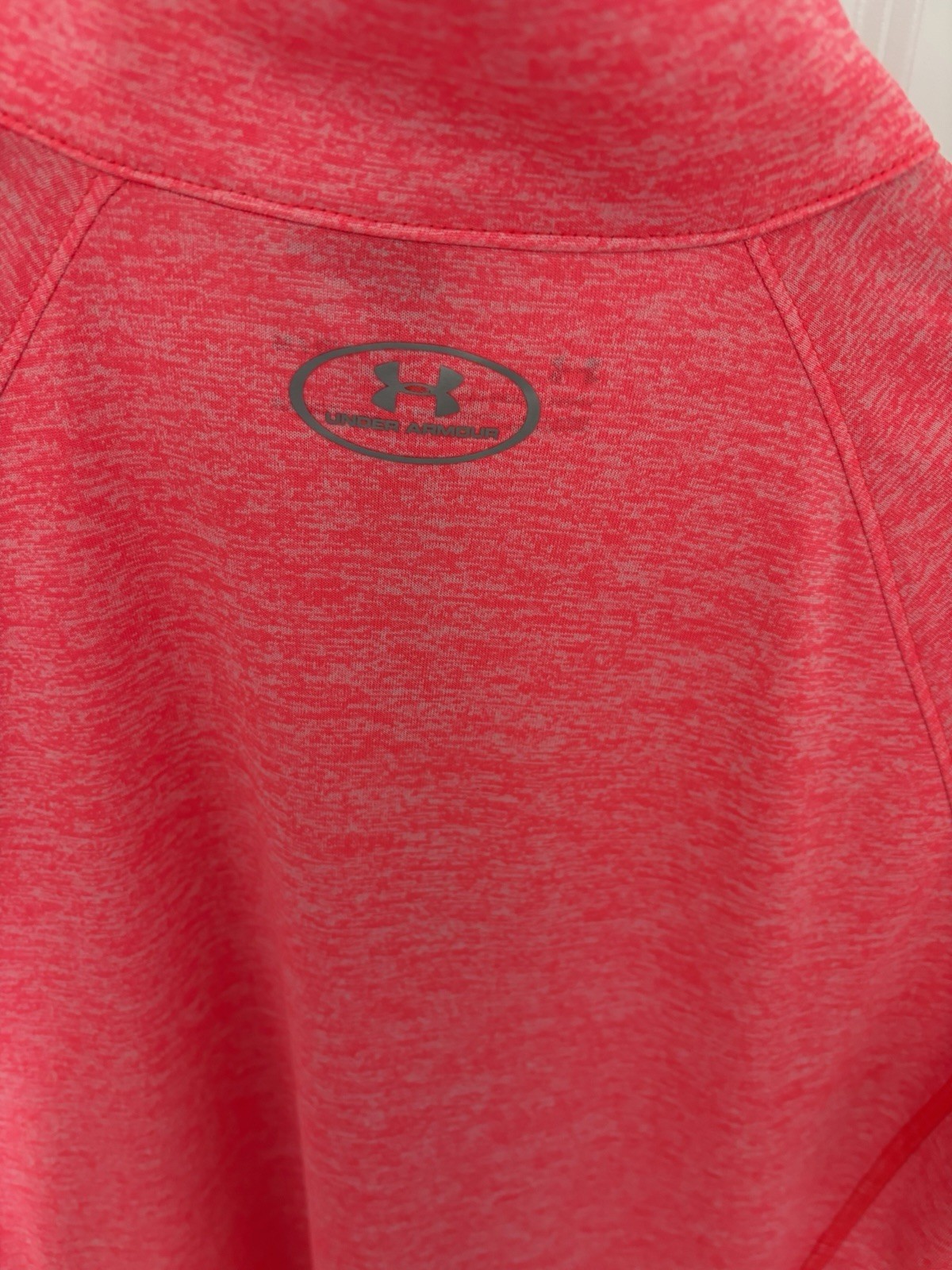 Under Armour Tech Twist 1/2 Zip Pullover Bright Pink Heathered Color