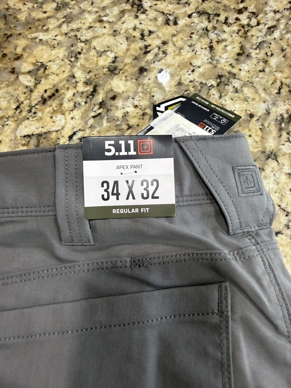5.11 Tactical Stryke Pant Mens 34×32 Storm Grey Flex-Tac Regular Fit 74369 NWT