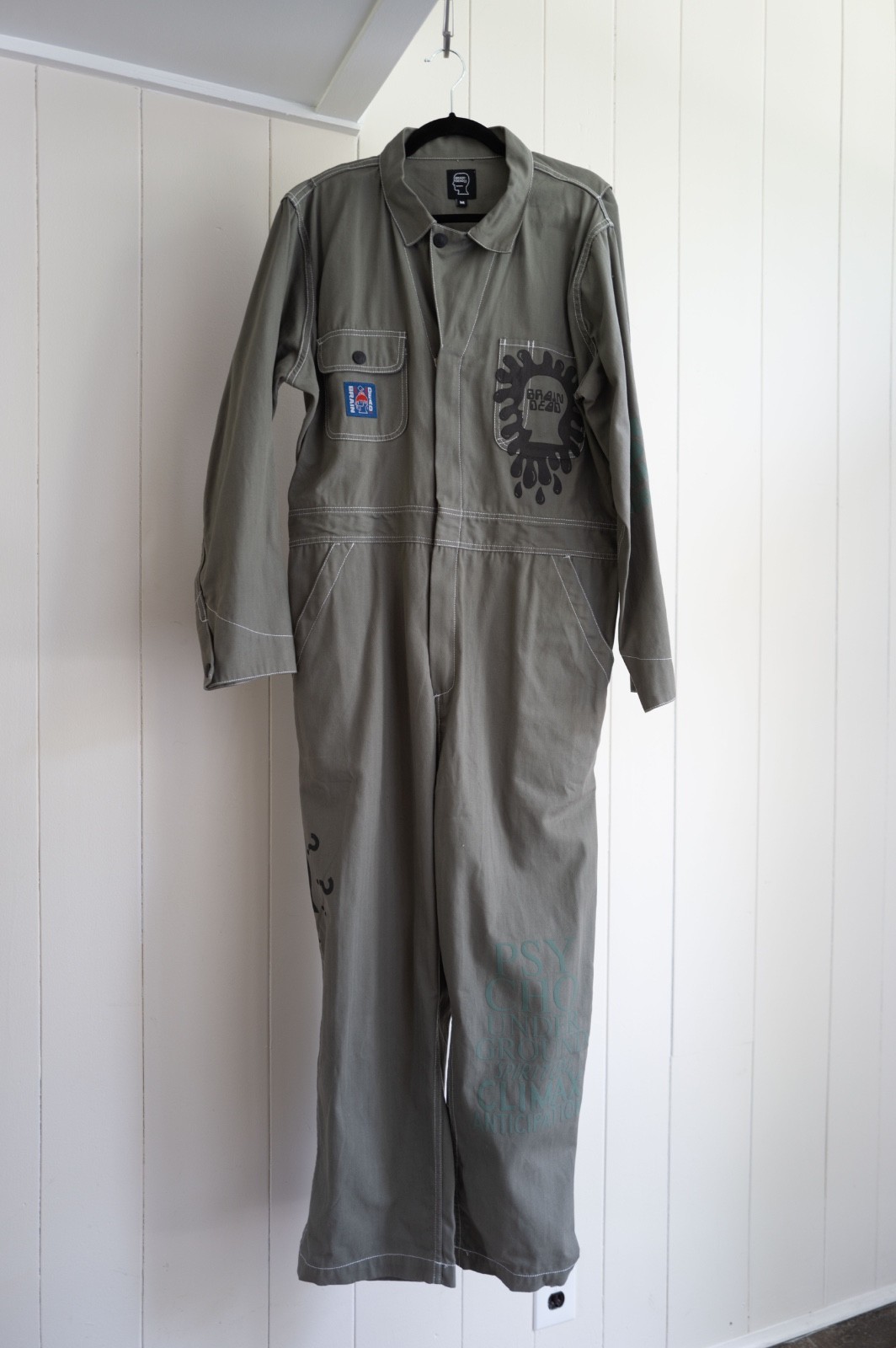 Brain Dead Mechanic Coveralls Mechanic Style Jumpsuit Medium Streetwear