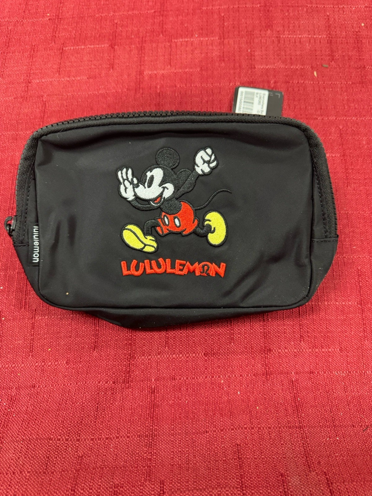 Disney Lululemon Everywhere Belt Bag Fanny Pack Long Strap Mickey In Motion New
