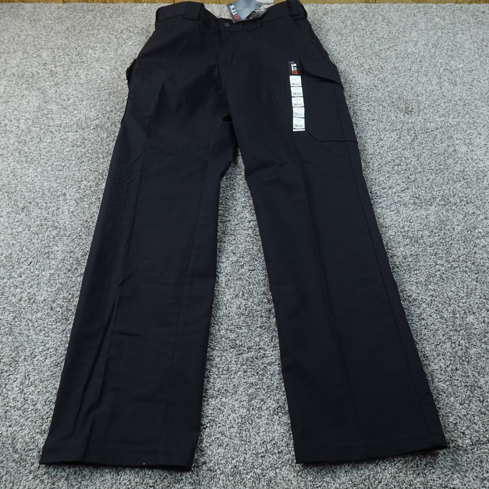 NEW 5.11 Tactical Pants Mens 34X34 Black Stryke PDU Flex Tac Cargo Work Stretch