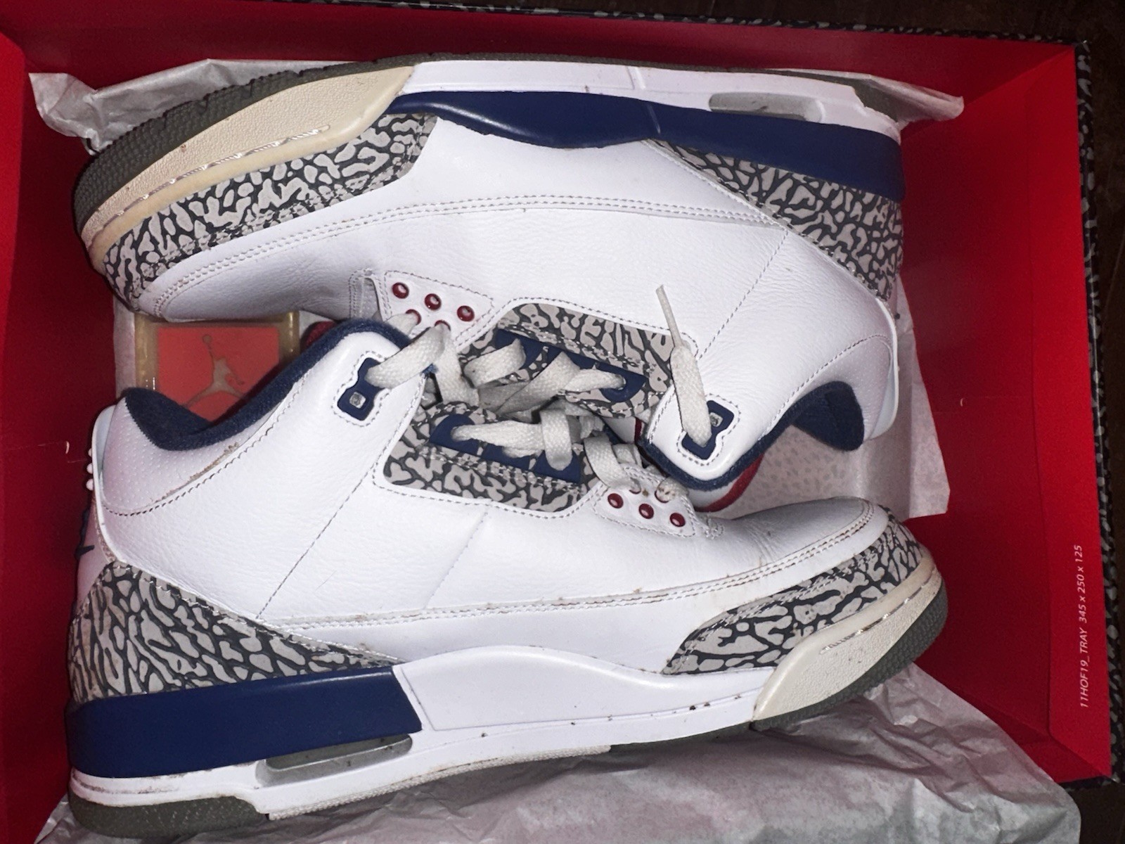 Jordan Air Jordan 3 Retro OG True Blue White/True Blue 2016 854262-106