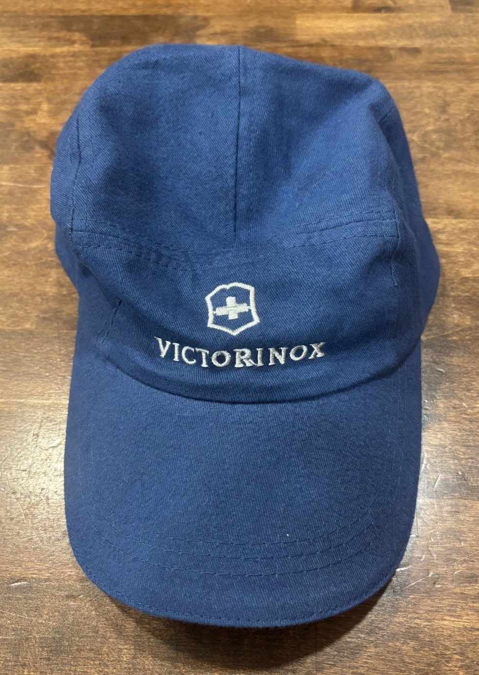 Victorinox Blue Adjustable Baseball Cap With Embroidered Logo