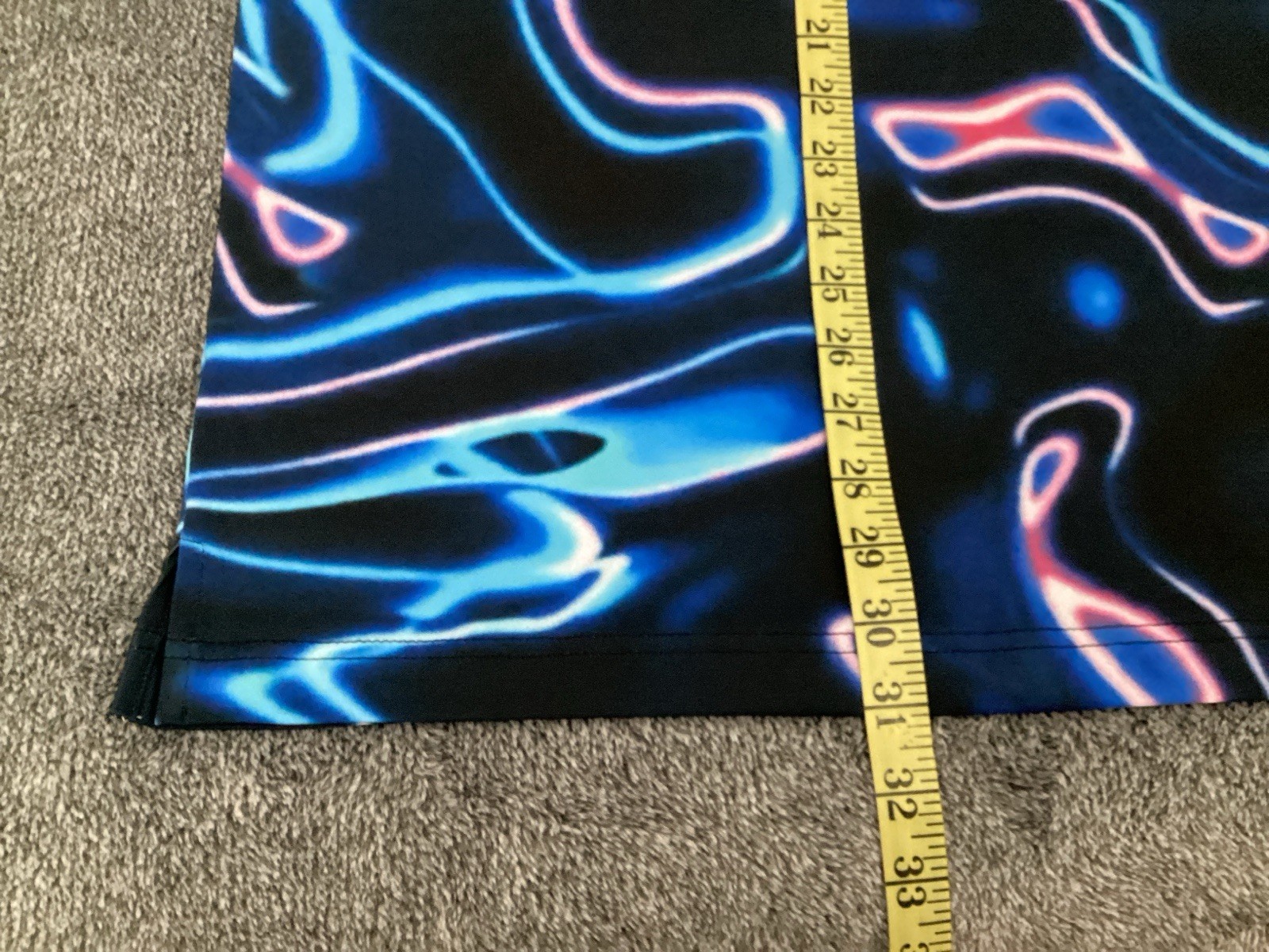 Birdie Bound Polo Men’s 2XL Psychedelic Abstract Print Short Sleeve Stretch NEW