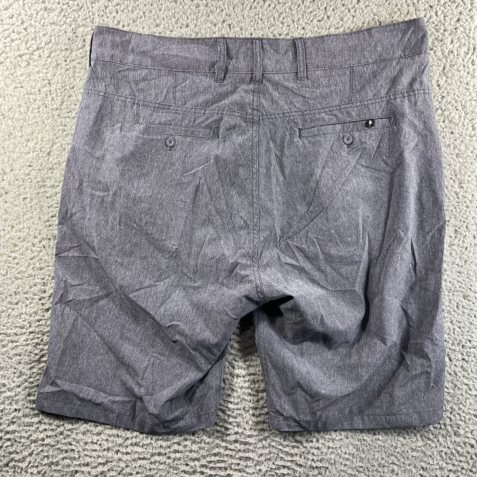 Trunks Multi Functional Bermuda Shorts Mens 36 Blue Pockets Stretch FITS 38×10
