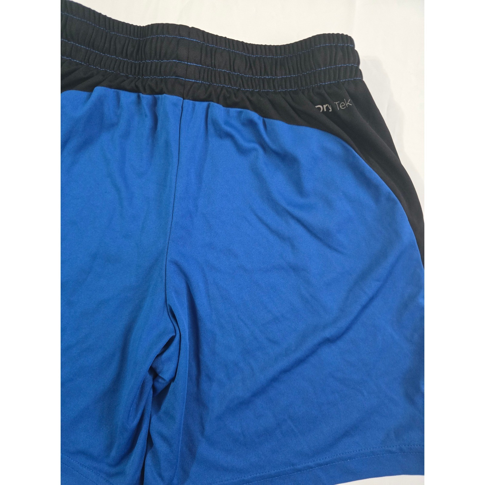 Tek Gear Boys Dry Tek Athletic Shorts Bundle Blue Black Size M 10/12 2 Pack