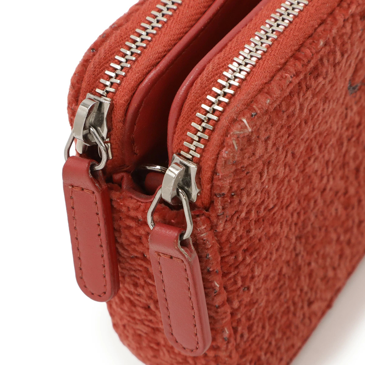 CHANEL Deauville Chain Wallet Long 2Way Shoulder Bag Pochette Clutch Bag
