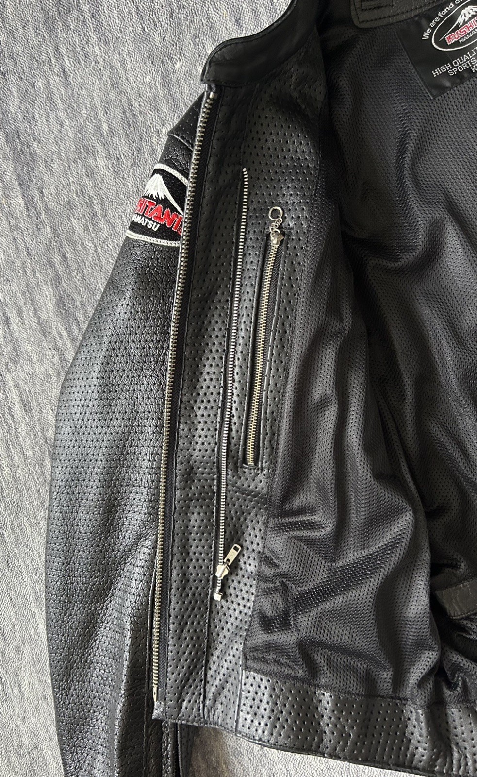 Kushitani Hamamatsu Perforated Leather Jacket – Men’s small – NWT