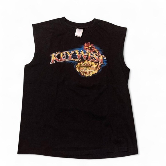 Harley Davidson Key West flaming emblem cutoff 10′ L/20.75
