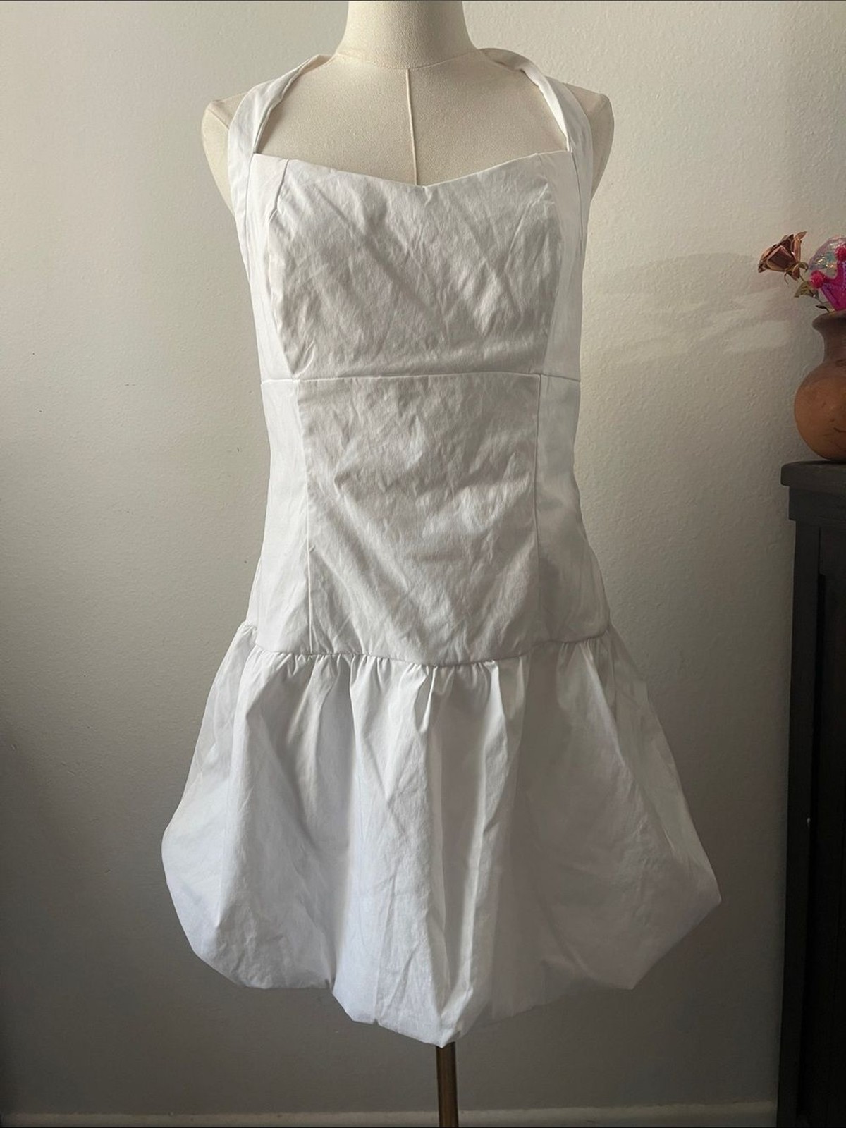 wild fable White Fit-and-Flare Mini Dress