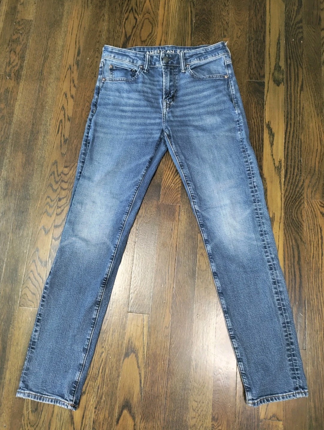 American Eagle Airflex Athletic Fit Jeans Men’s 29×30 Blue Medium Wash EUC Denim