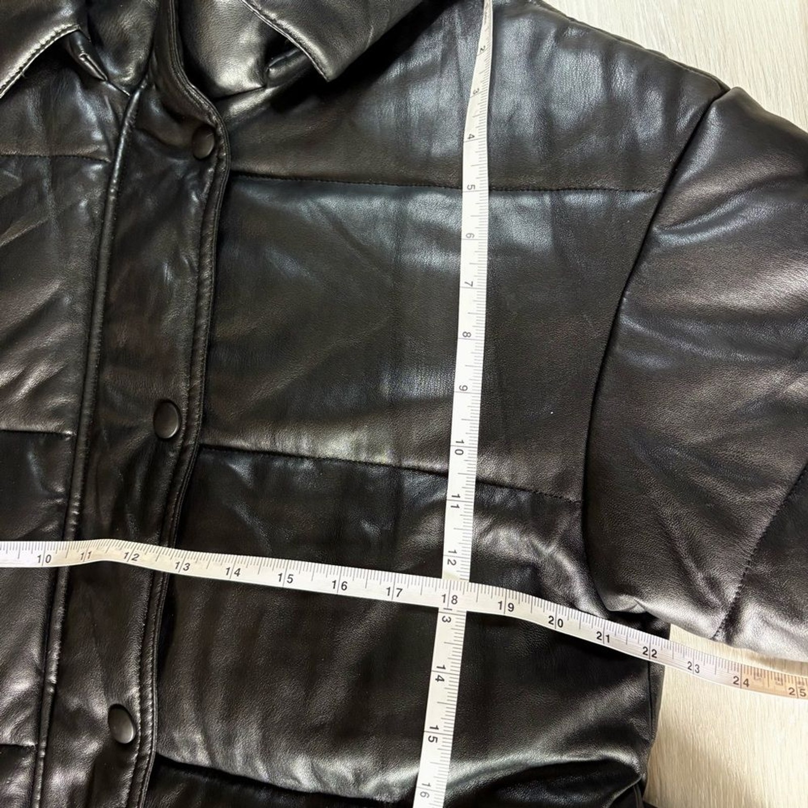 Warm Puffy Belted Black Coat Removable Hood Snap and Zipper Closures Size S