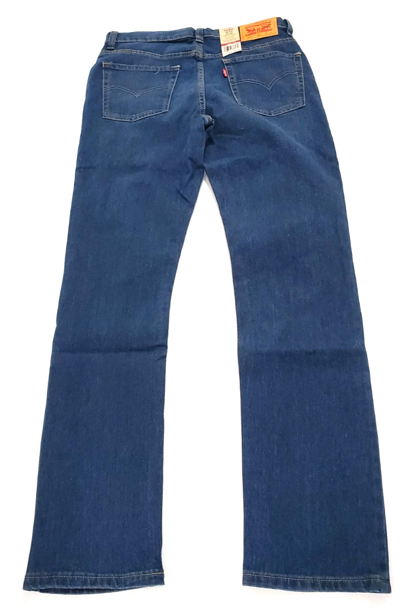 Levi’s 511 Slim Fit Performance Jeans, Big Boys Blue Size 18 Reg 29×31