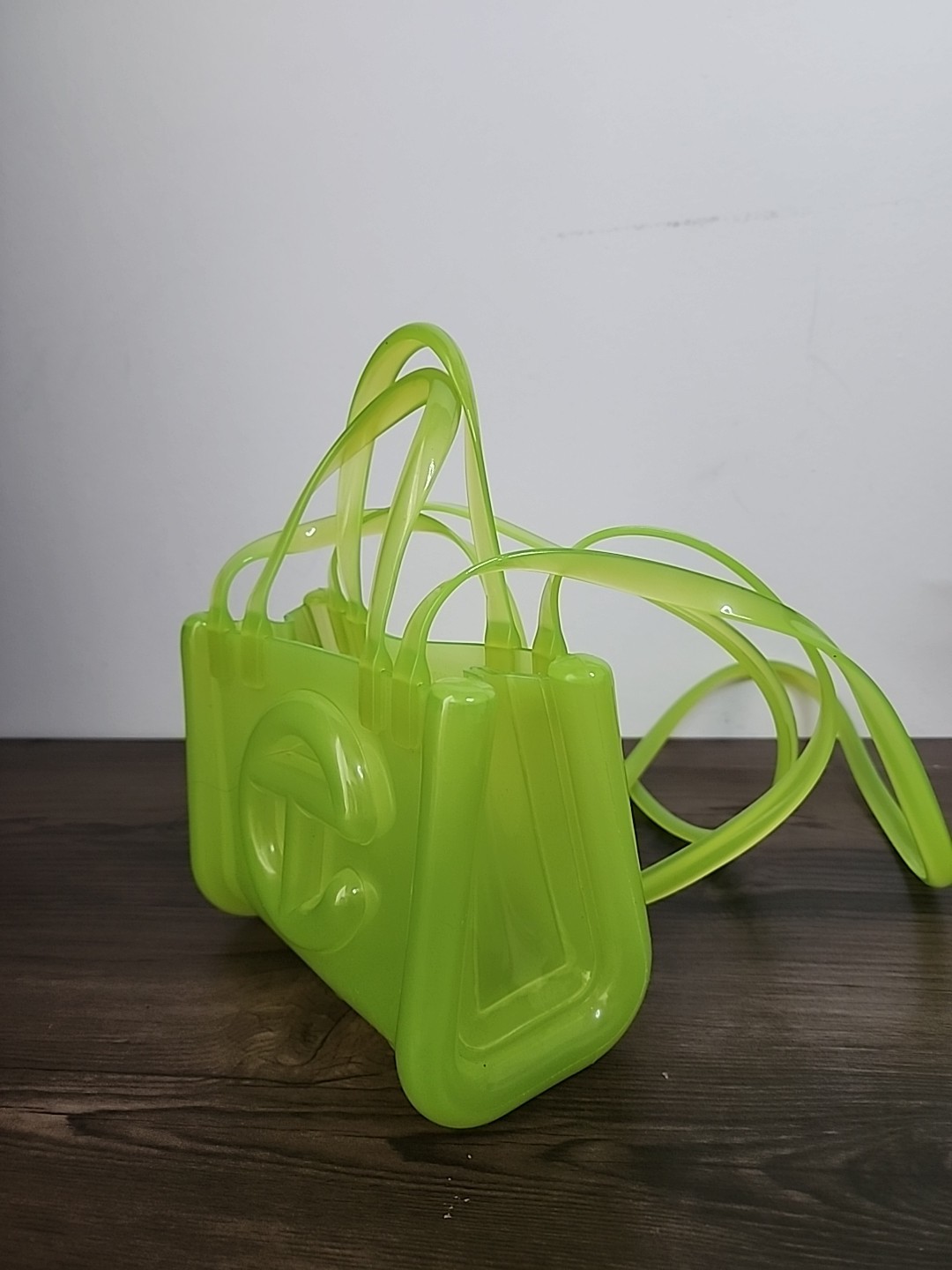Melissa X Telfar ‘Medium’ Jelly Shopper – Clear Green