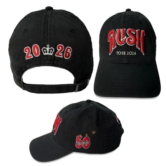 Rush Band Hat Signals Running Embroidered Cap Rock Music Tour Merch New
