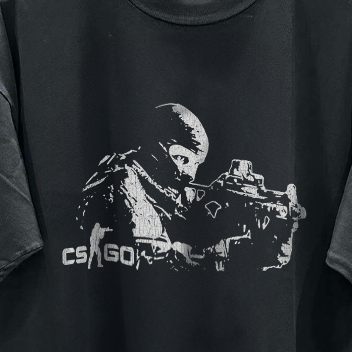 2012 Counter Strike: GO Classic T-Shirt Black L