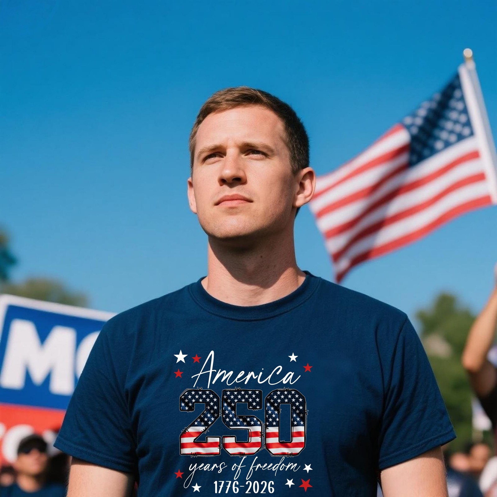 USA 250th Anniversary Shirt 1776-2026 4th of July Independence Day Tee