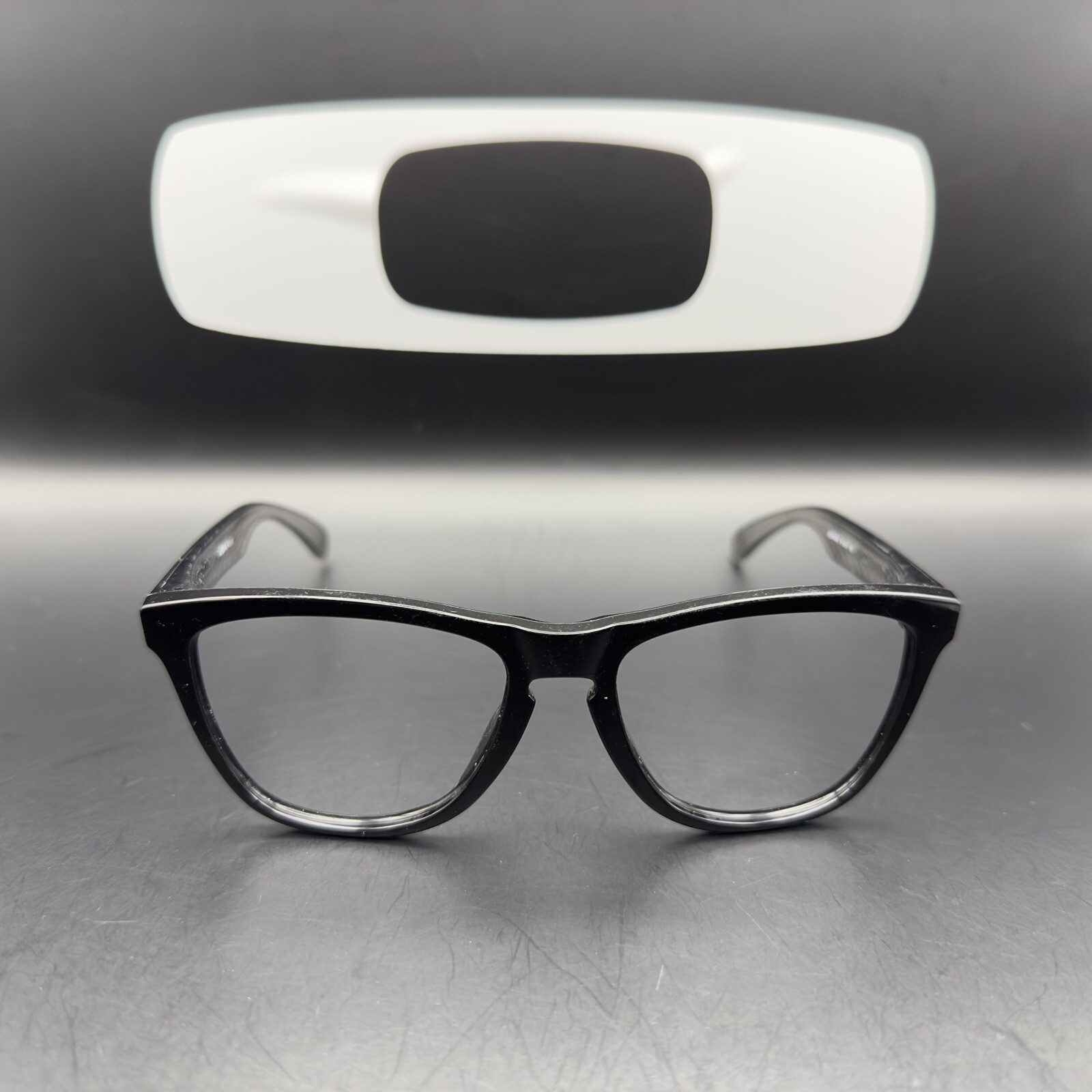 Oakley Frogskin Polished Black/High Resolution Frame OO9374-4863