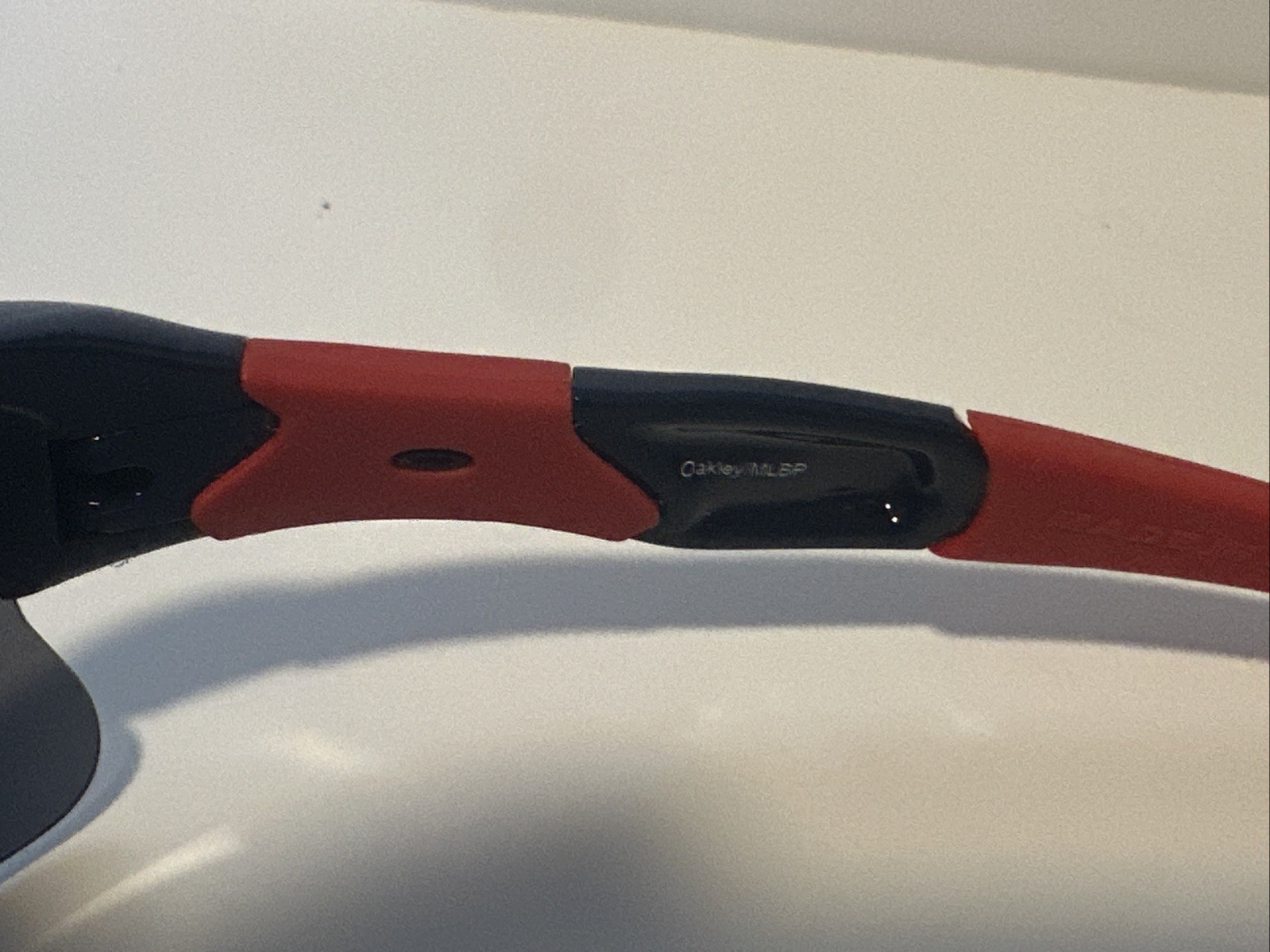 Rare Oakley Flak Jacket XLJ Special Edition MLB Sport Sunglasses Blue Red-24-068
