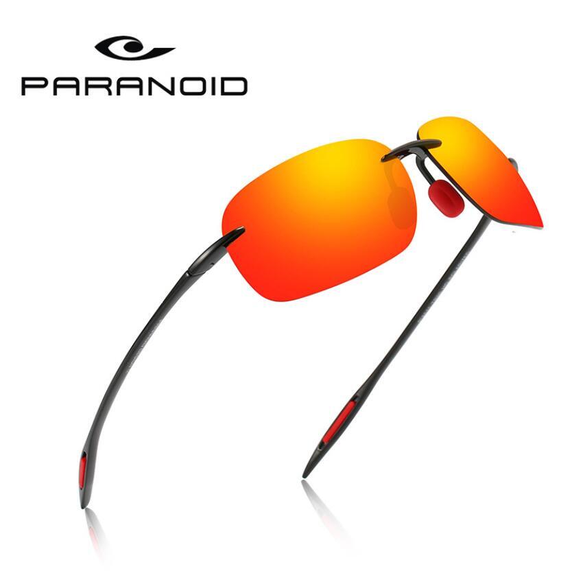 Lightweight Rimless Sport Sunglasses Men Women Driving Riding Glasses UV400