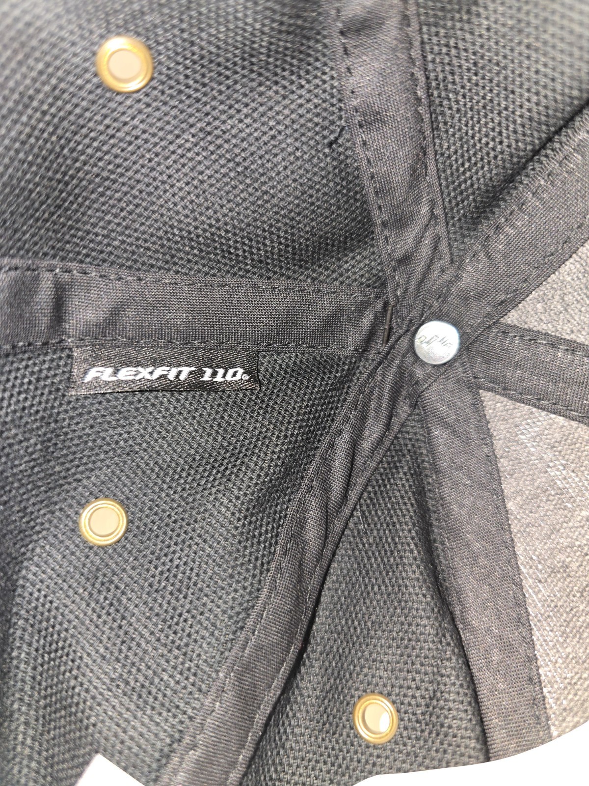 Caterpillar Flexfit Tech 110 One Ten Diamond Plate Hat/Cap Black- Genuine