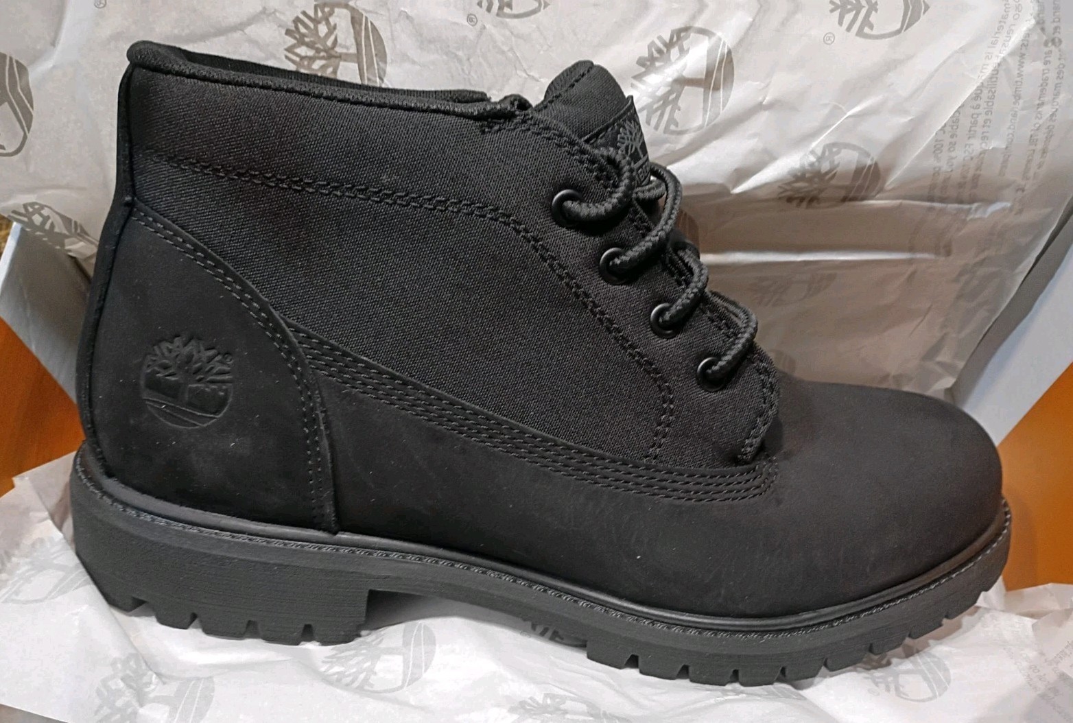 Mens Timberland Heritage Premium Mid Lace Chukka Boot Sz 11.0 Black Brand New 🎁