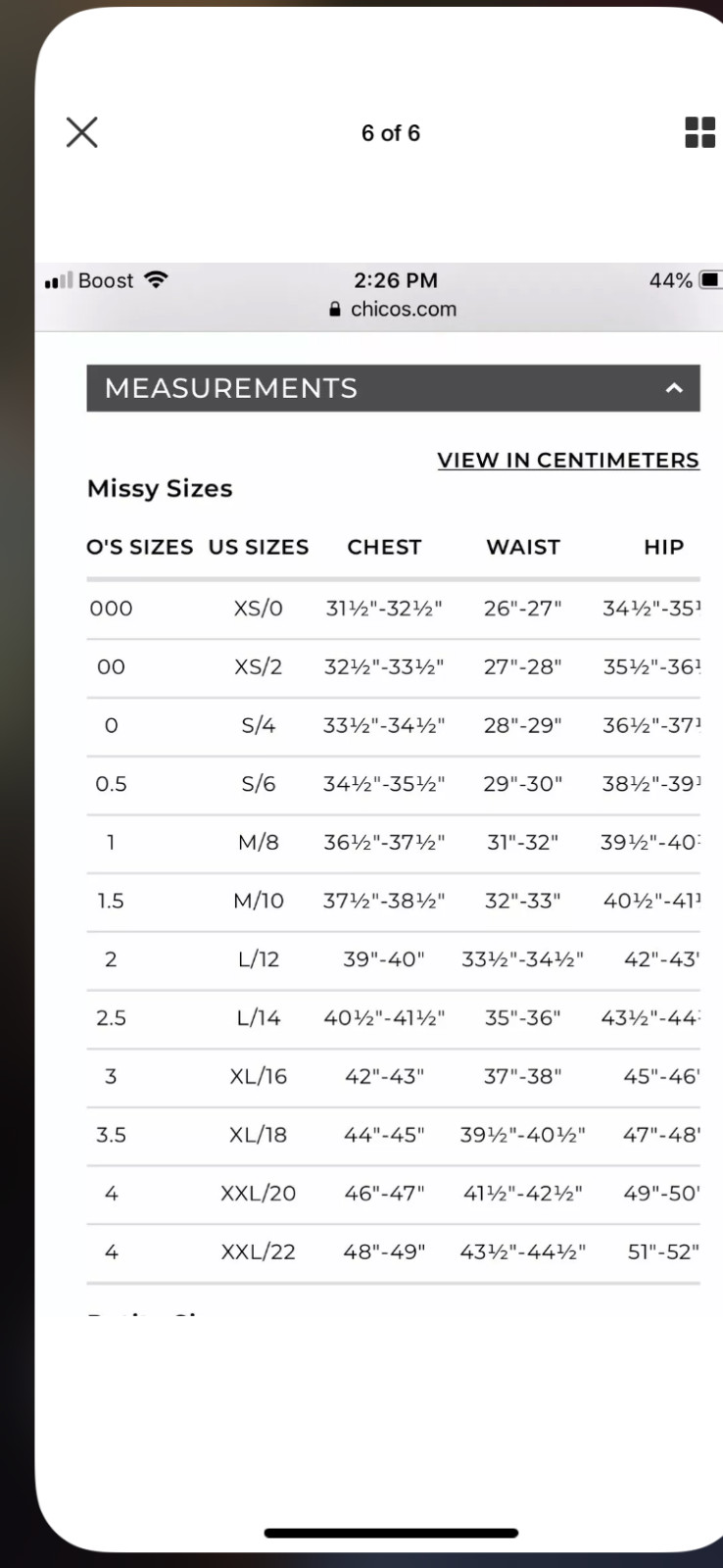 Chico’s Their unique sz 3(size chart in pics) red striped long sleeve