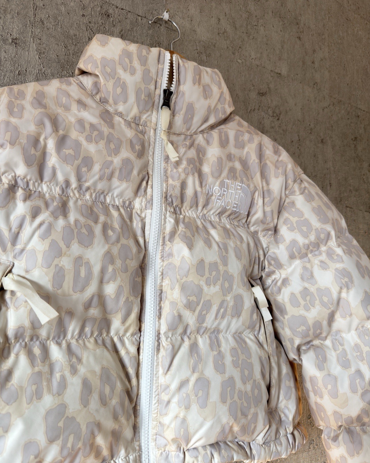The North Face Nuptse Cropped Leopard Print Puffer Jacket – Women’s Small 700