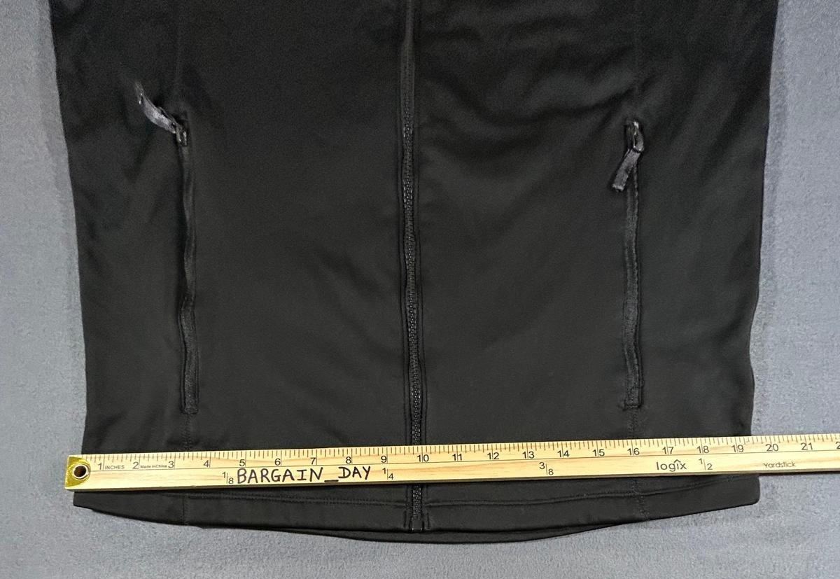 Dunkin Donuts Jacket Black Full Zip Port Authority Fleece Lined Size M