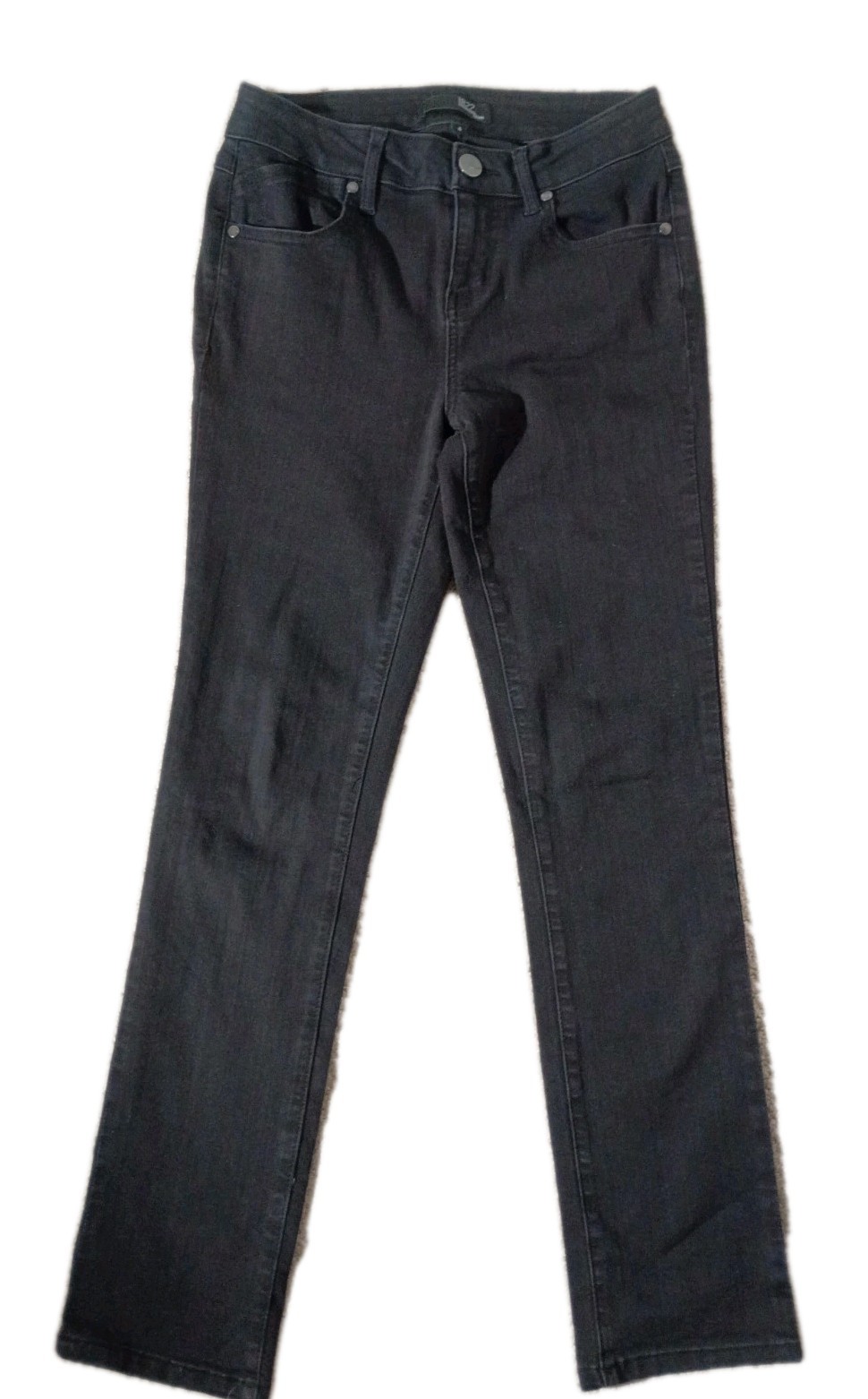 1822 Denim Women’s Size 4 Black Jeans Stretch C11M1608A1 Cut 63839 GUC