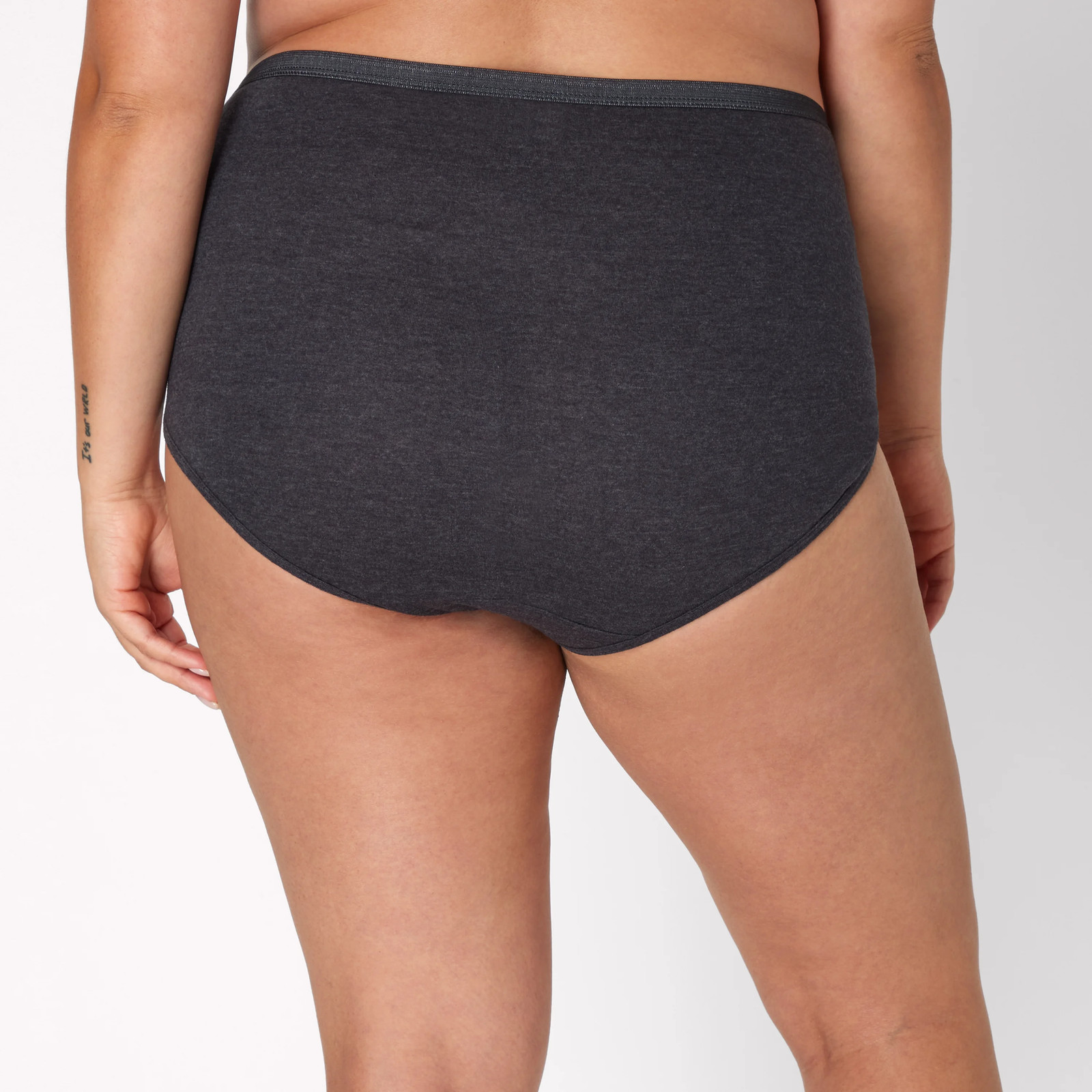 Cotton High Briefs 6-Pack Panties Just My Size Underwear Tagless Cool Comfort