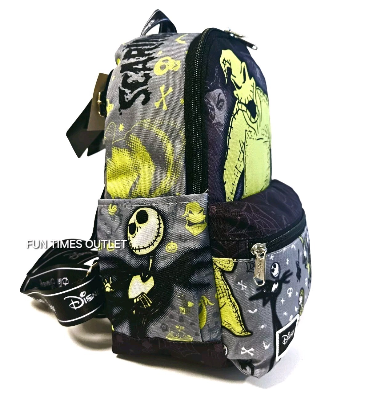 Disney Oogie Boogie 13″ Backpack Purse The Nightmare Before Christmas Travel Bag