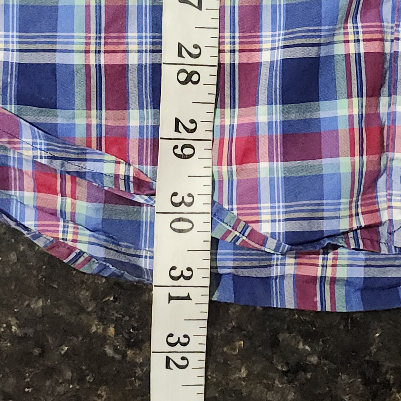 Polo Ralph Lauren Plaid Check Button Down Classic Preppy Outdoor Money Large