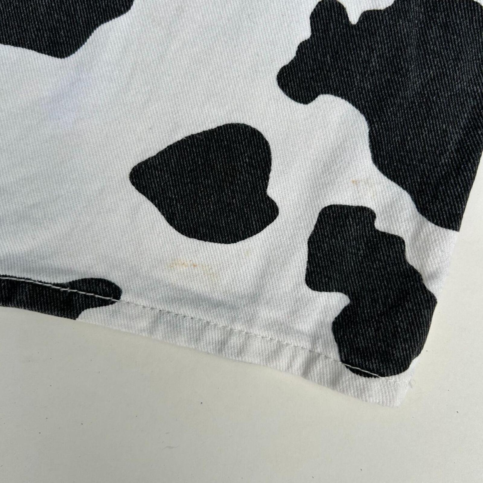 Preloved – Cow Print Jeans – Women – Size 4