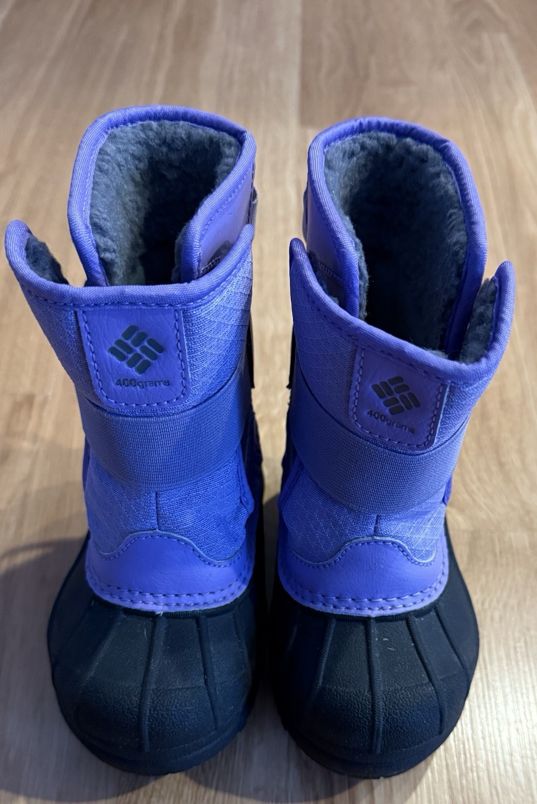EUC Columbia Toddler Bugaboot Celsius Strap Boots – Purple – Size 7