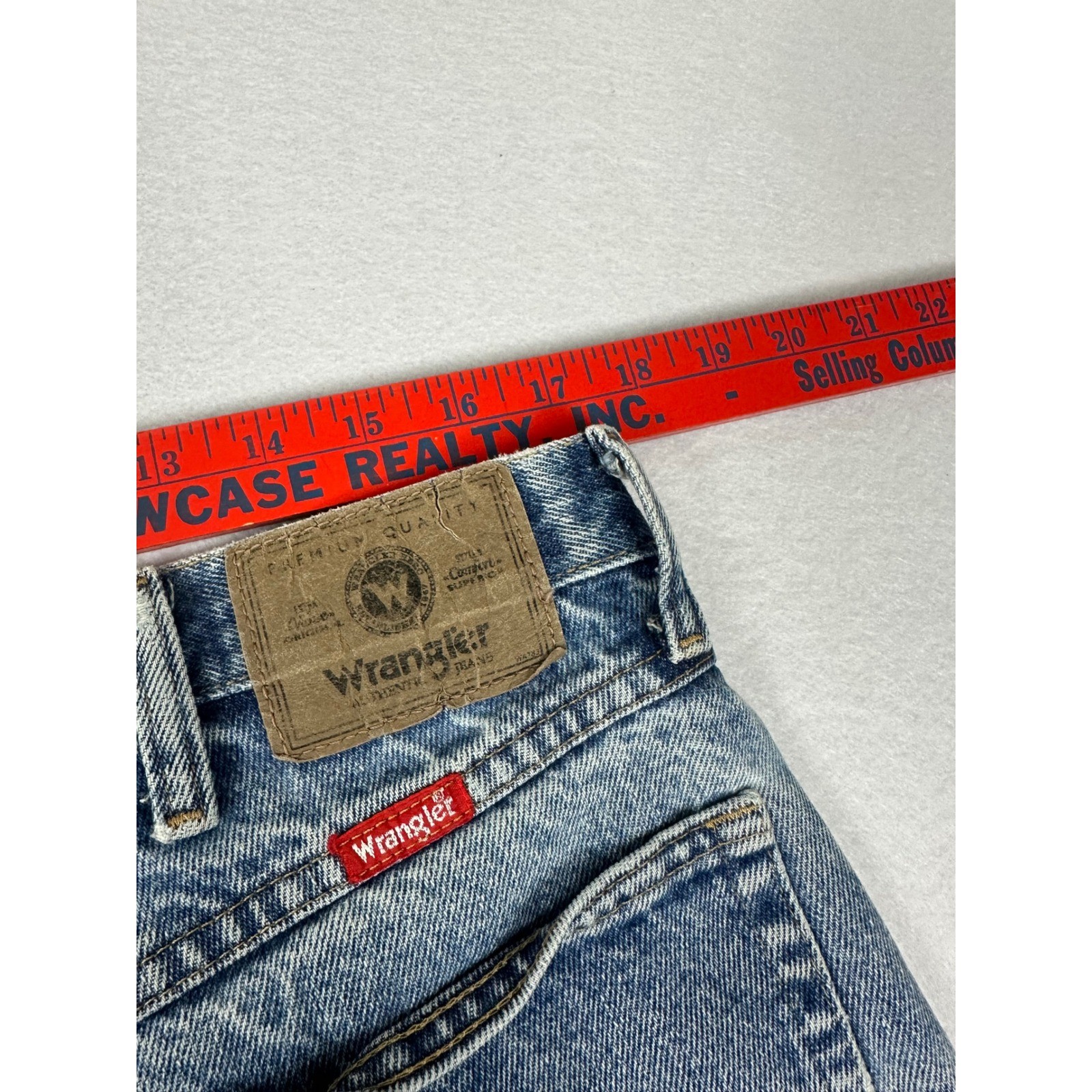 Y2K Wrangler Jeans Mens 36×32 Distressed Paint Splattered