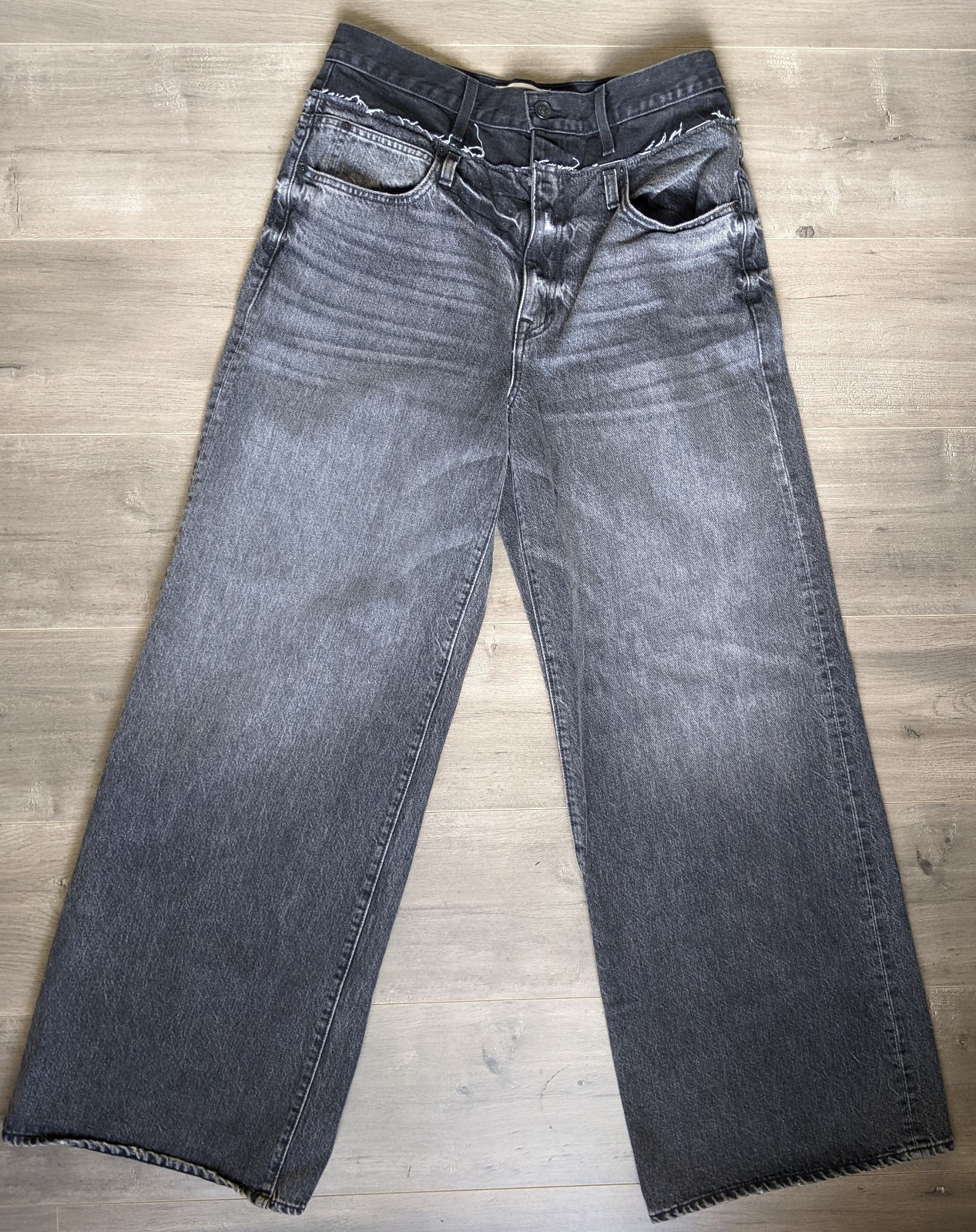 SLVRLAKE High-Rise Wide Leg Jeans