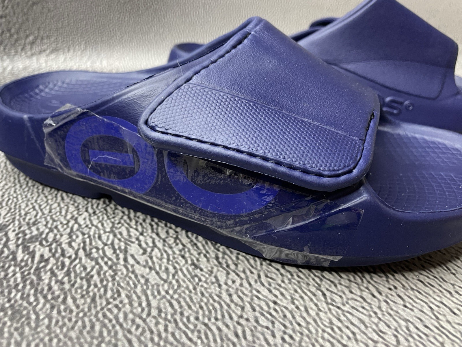New OOFOS Unisex Blue OOahh Sport Flex Slide Shoes Size US M 7 W 9