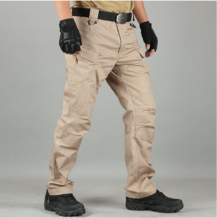 Men’s Work Cargo Pants Tactical Combat Pants Outdoor Hiking Waterproof Trousers