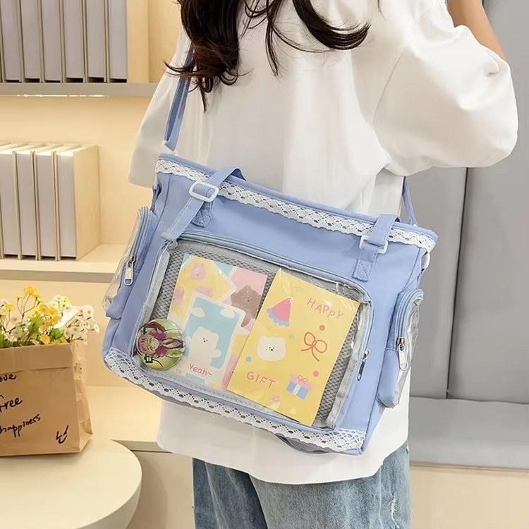 Large Anime Itabag Tote Bag 33cm/13in x 22cm/8.7in x 12cm/4.7in Nylon Lining