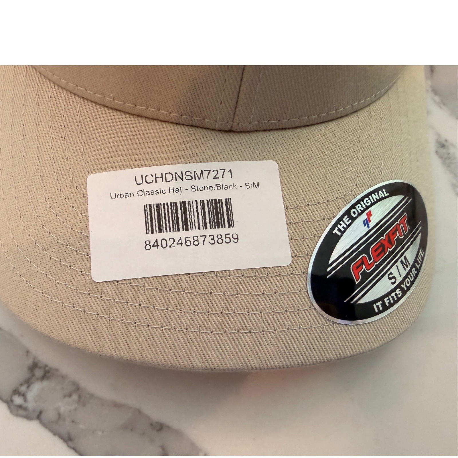 Cozy Earth Flexfit Hat Beige S/M Stretch Fitted Cap NWT