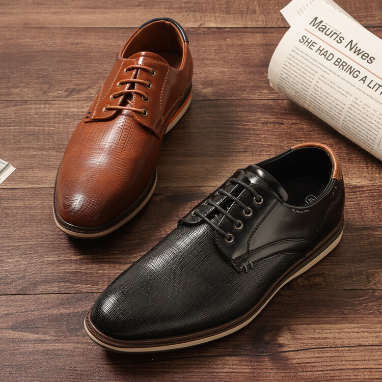 Men’s Casual Dress Shoes Comfortable Business Work Breathable Formal Shoes